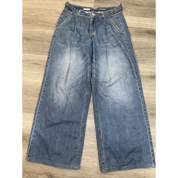 Pilcro Denim - Pilcro Wide Leg Jeans Light Wash‎ High Rise Denim Size 27